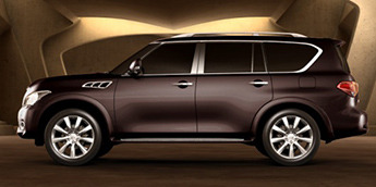 infiniti QX цвет кузова Темно-бордовый